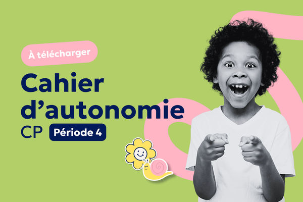 Aperçu Cahier d’autonomie CP : 20 fiches d’exercices pour la période 4 à imprimer 🌷