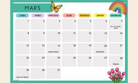 Aperçu calendrier Maitresse Flo Visuel 3