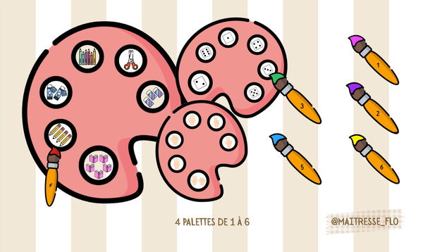 Palette des nombres MaitresseFlo