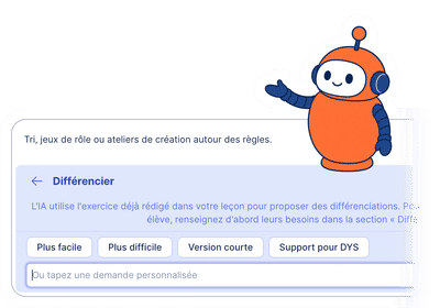 differenciation avec assistant IA teetsh
