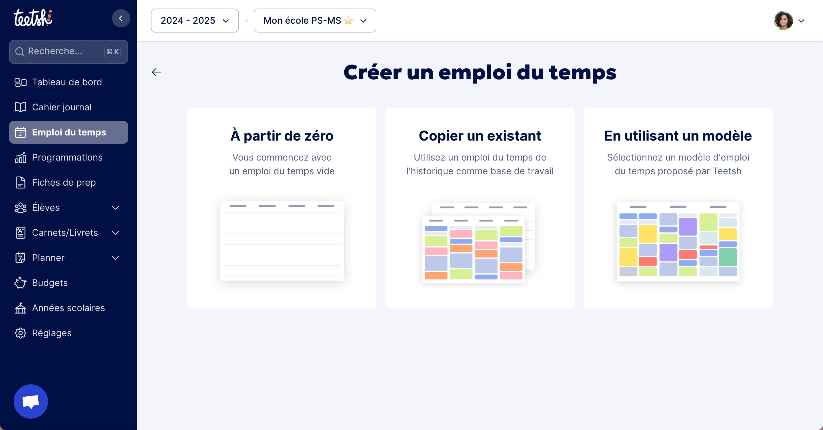 Aperçu Création d