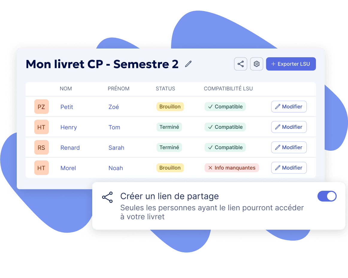 Aperçu - LSU - Partage et collaboration - Teetsh