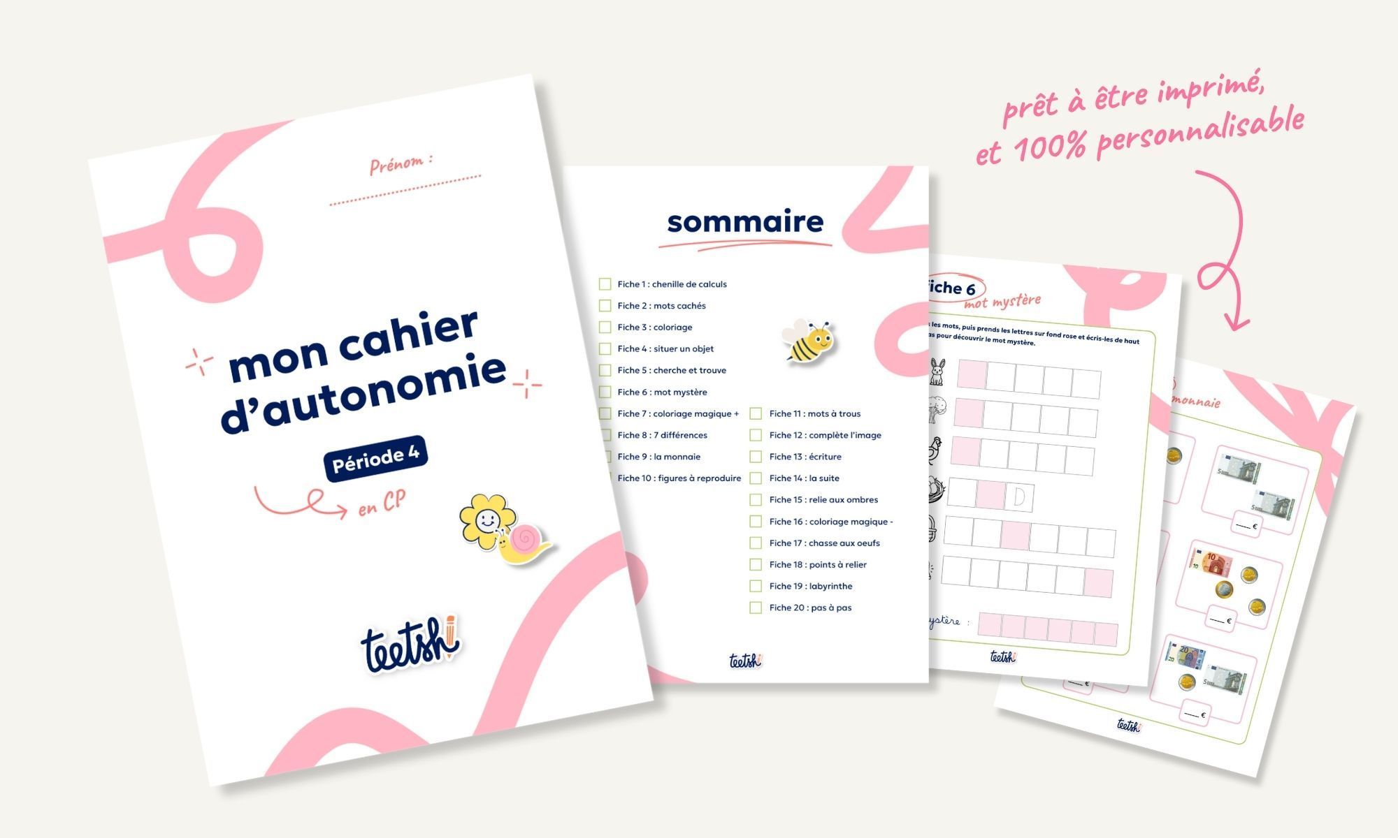 Images Cahier Autonomie CP