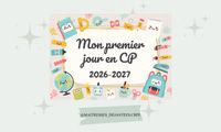 Mon premier jour en CP version 1 Maitresses Déjantées
