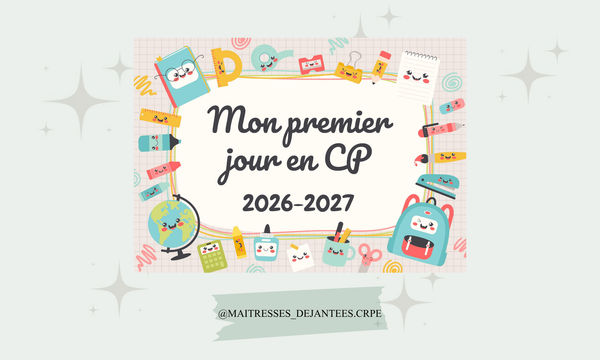Mon premier jour en CP version 1 Maitresses Déjantées