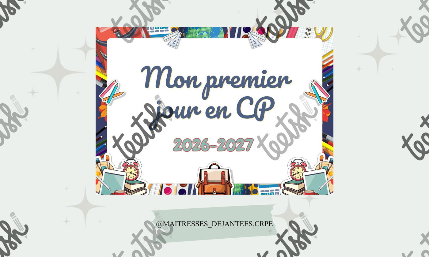 Mon premier jour en CP version 2 Maitresses Déjantées