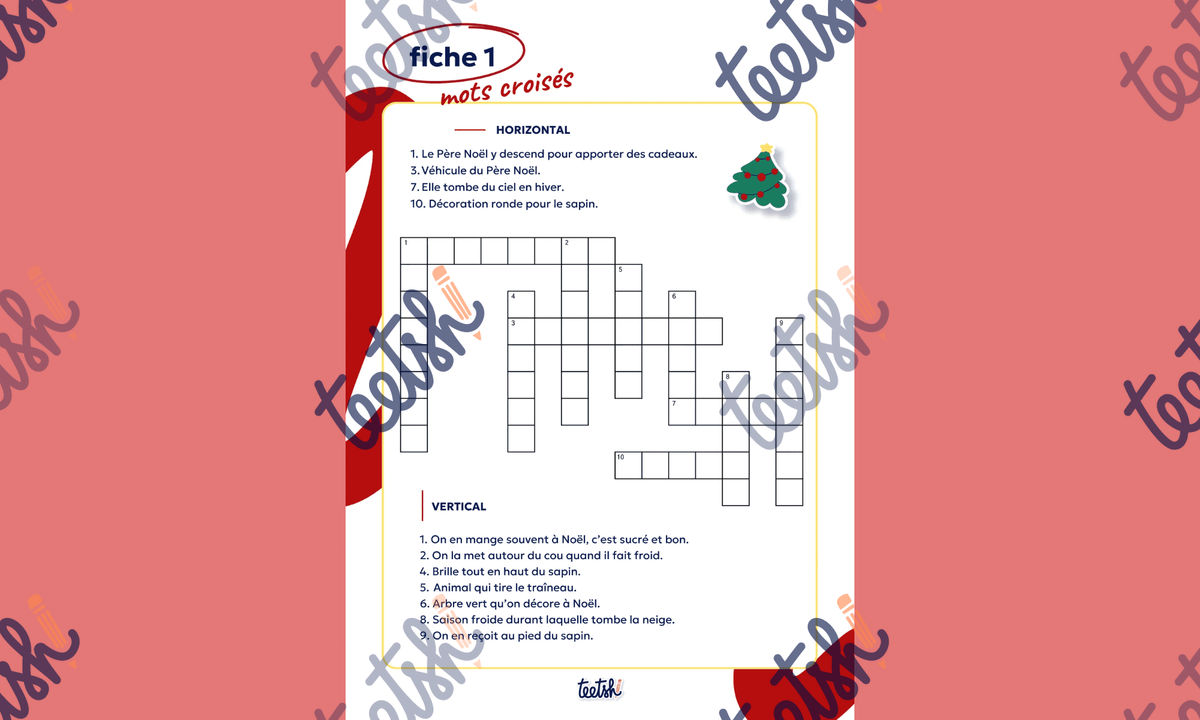 Aperçu Cahier d'autonomie Teetsh CE1 CE2 Période 2 - Fiche 1