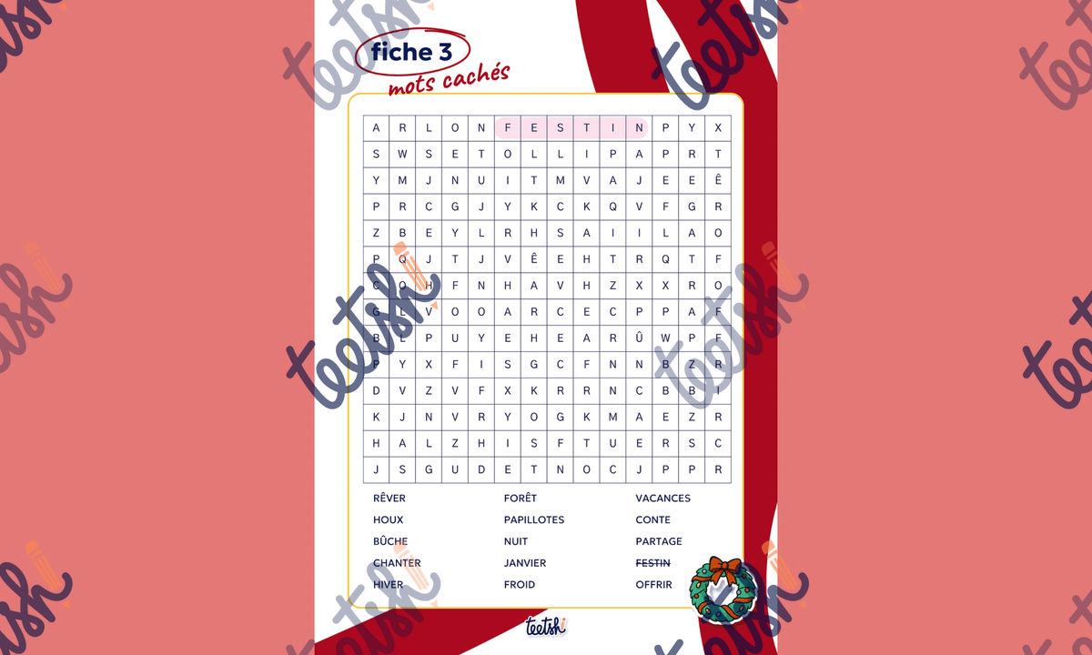 Aperçu Cahier d'autonomie Teetsh CM1 CM2 Période 2 - Fiche 3