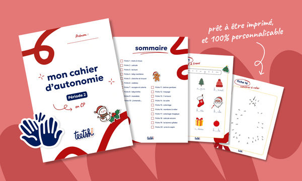 Aperçu Cahier d'autonomie Teetsh CP Période 2