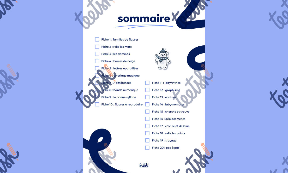 Aperçu Cahier d'autonomie Teetsh CP Période 3