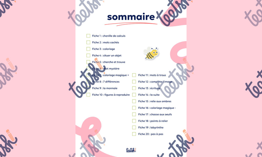 Aperçu Cahier d'autonomie Teetsh CP Période 4