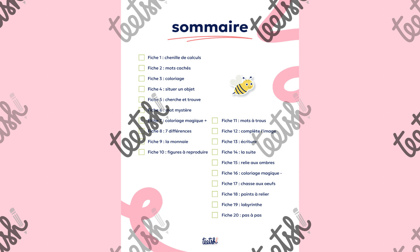 Aperçu Cahier d'autonomie Teetsh CP Période 4