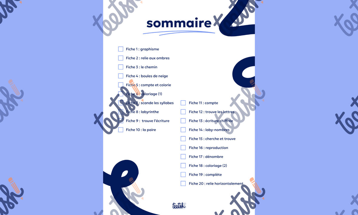 Aperçu Cahier d'autonomie Teetsh MS Période 3