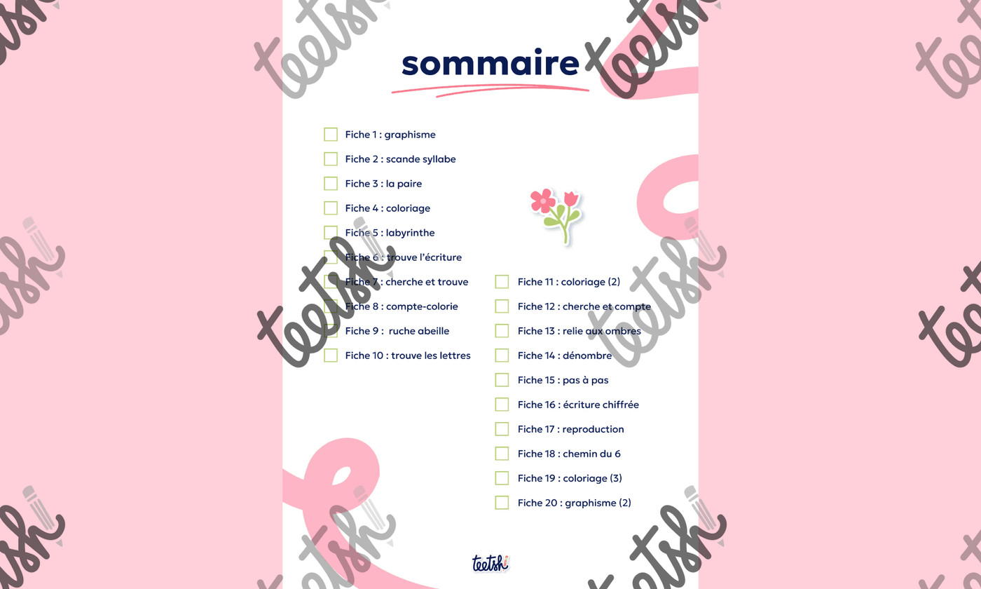 Aperçu Cahier d'autonomie Teetsh MS Période 4
