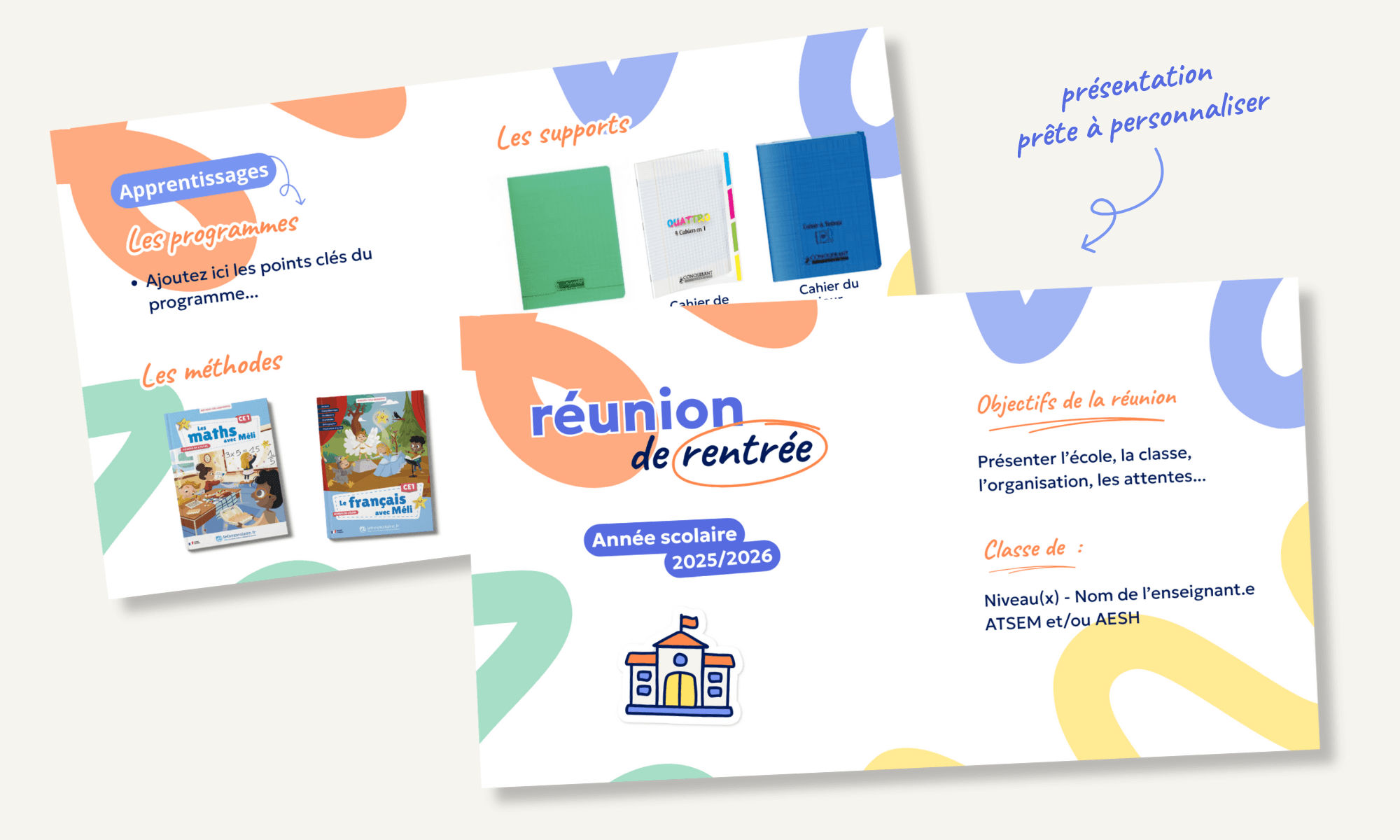 Aperçu Réunion de rentrée parents-professeur