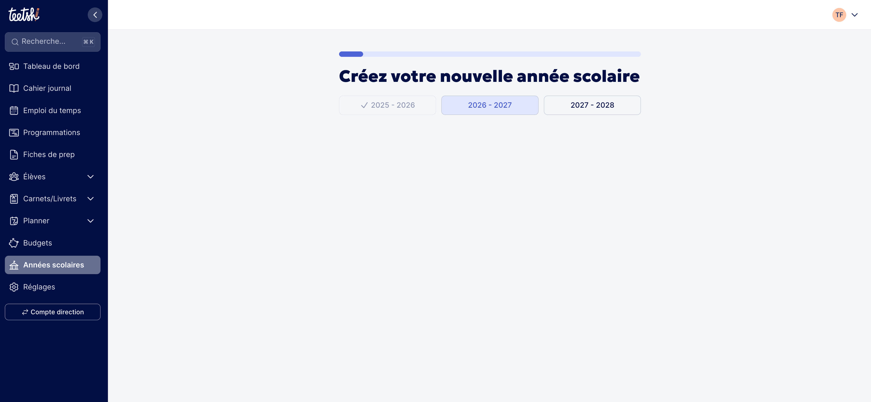 Sélection de l’année scolaire