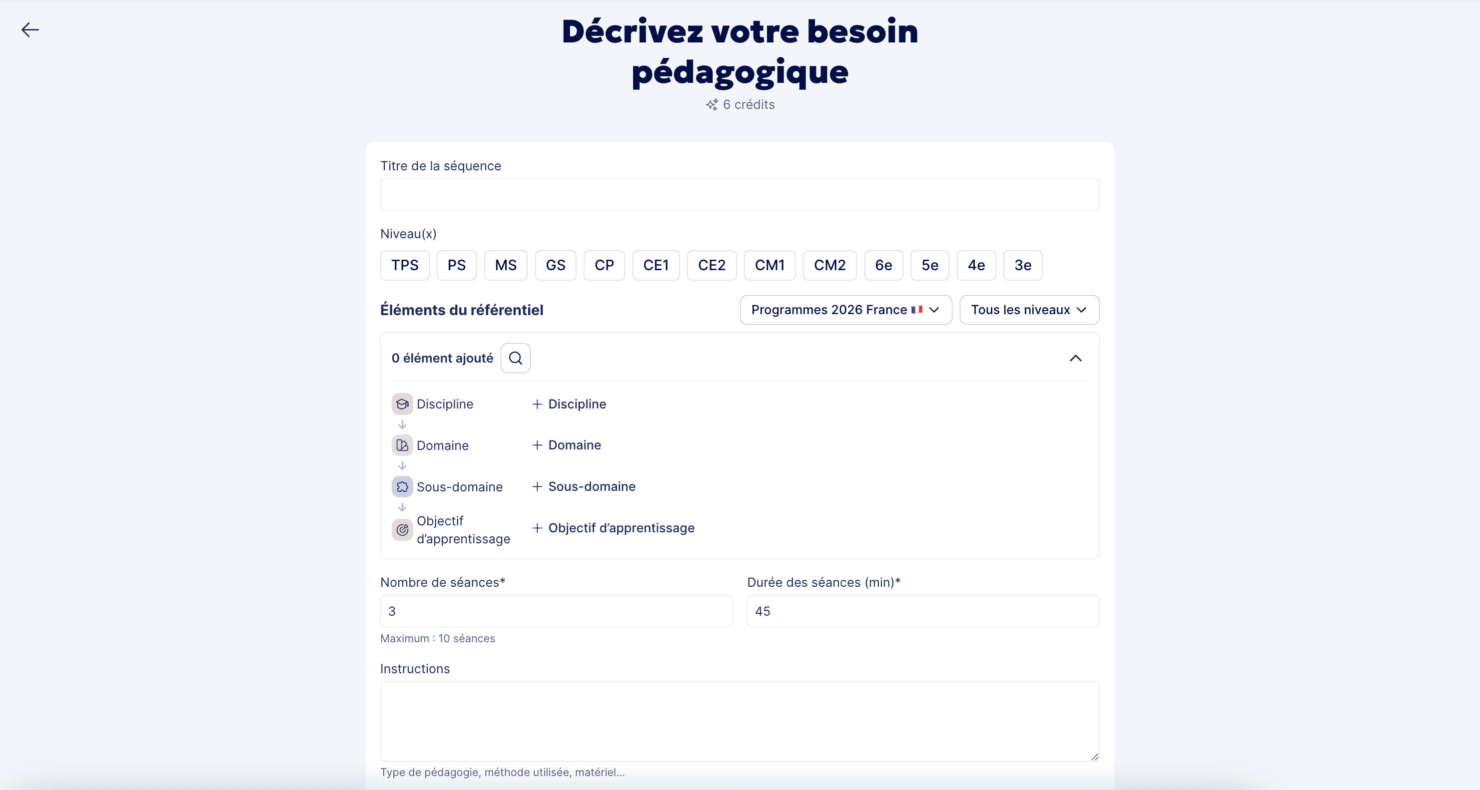 Créer une séquence avec l'IA