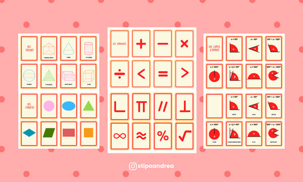 Flashcards maths • Cycle 2 & 3 🃏