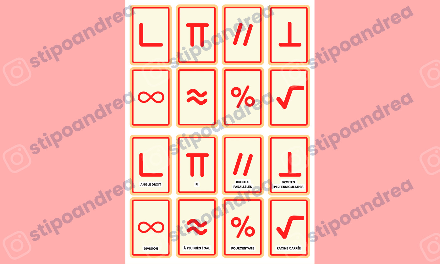Flashcards maths • Cycle 2 & 3 🃏