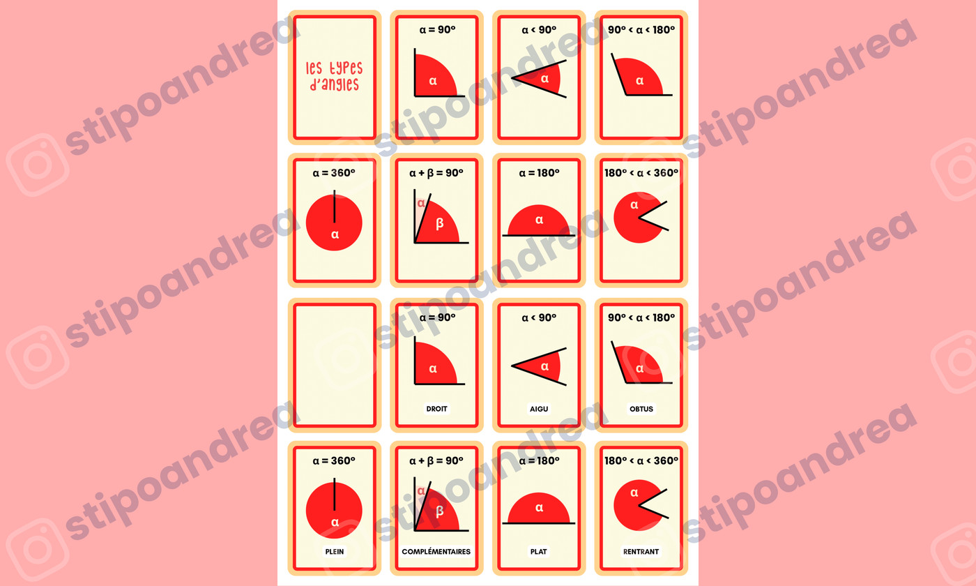 Flashcards maths • Cycle 2 & 3 🃏