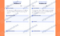 Aperçu problèmes maths à imprimer CE2