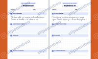 Aperçu problèmes maths à imprimer CM2