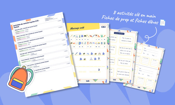 Aperçu Activités de rentrée Cycles 2 et 3 - Teetsh