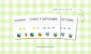 Cahier Date Grande Section Période 1 - Aperçu