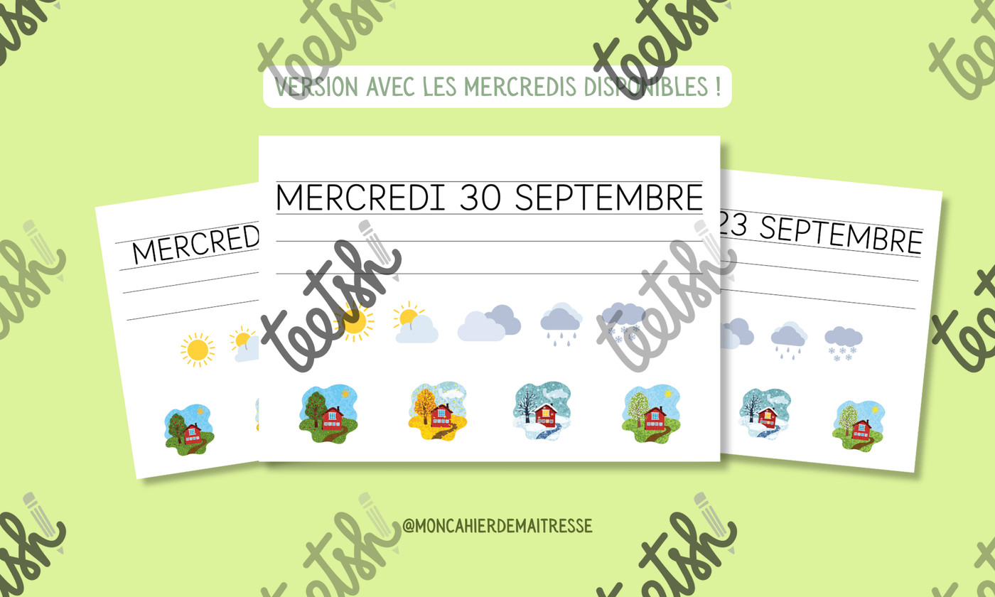 Cahier Date Grande Section Période 1 - Aperçu 3