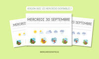 Cahier Date Grande Section Période 1 - Aperçu 3