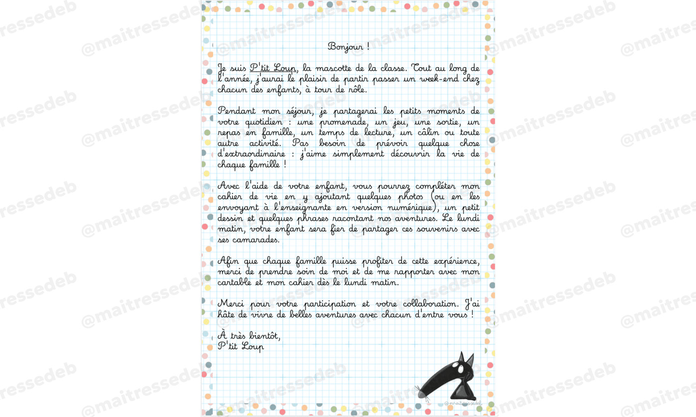 Aperçu Cahier de vie Maitresse Deb Vignette 3