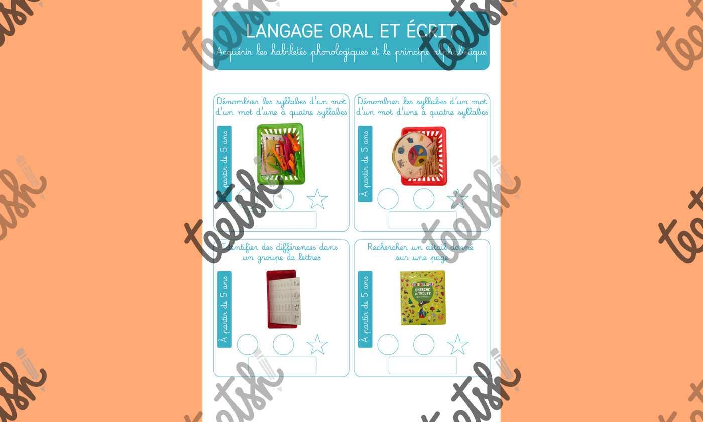 Cahier suivi apprentissage GS moncahierdemaitresse