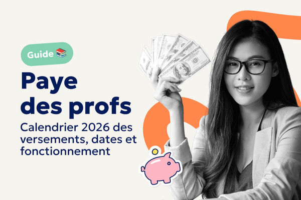 Aperçu Calendrier de paye des profs 2026
