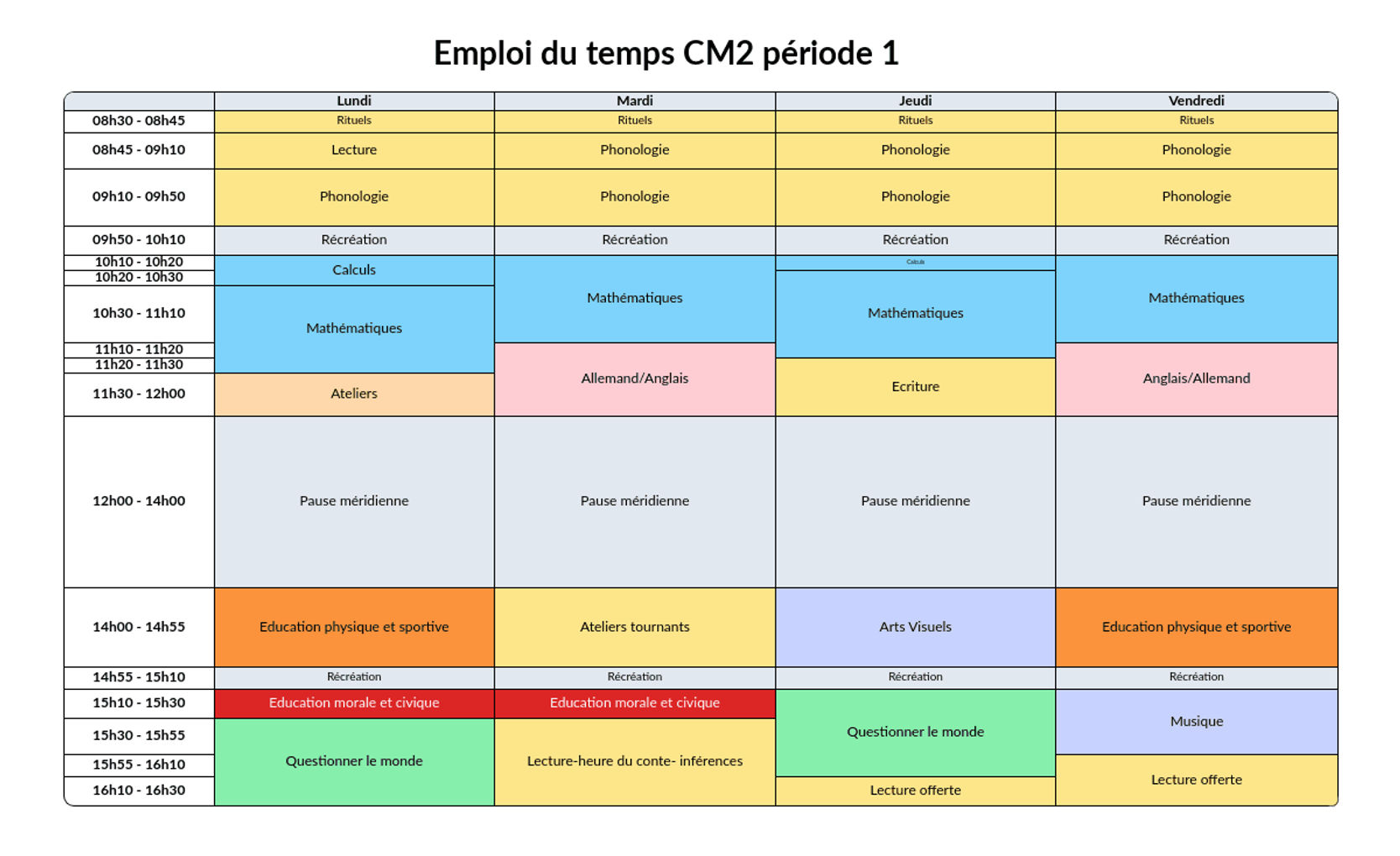 Cr ez Votre Emploi Du Temps En Ligne Gratuitement Teetsh Cr ez Votre Emploi Du Temps En Ligne Gratuitement Teetsh
