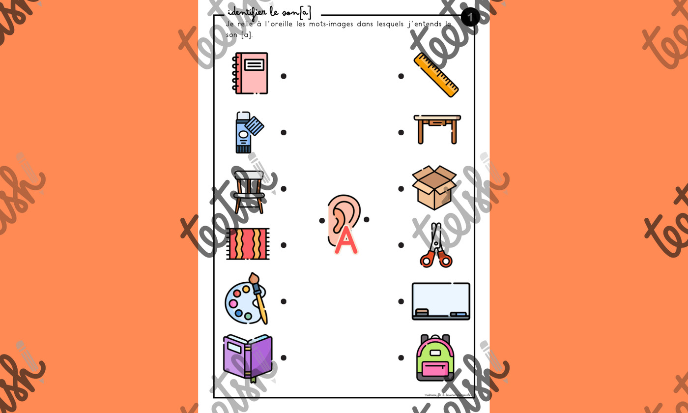 Aperçu Carnet des sons Teetsh x Maitresse Flo et Dessine moi une école 1