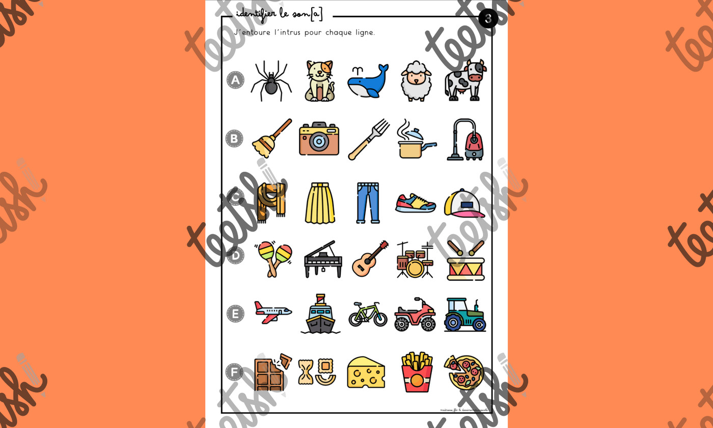 Aperçu Carnet des sons Teetsh x Maitresse Flo et Dessine moi une école 3