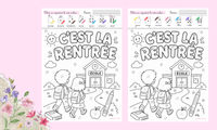 Aperçu Coloriage codés rentrée Maitresse Romy Vignette 2