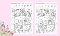 Aperçu Coloriage codés rentrée Maitresse Romy Vignette 4