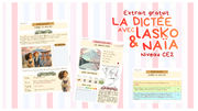 Aperçu La Dictée avec Lasko et Naia Extrait - La Classe de Clémence x Teetsh