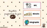 Etiquettes programmes cycle 3 Cam et sa classe Vignette 1