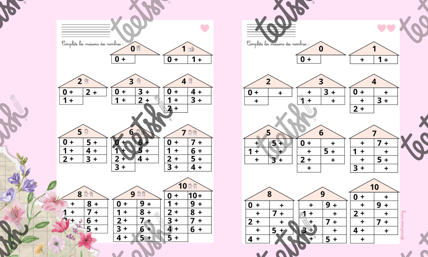 Fiches nombres Maitresse Romy Vignette 2