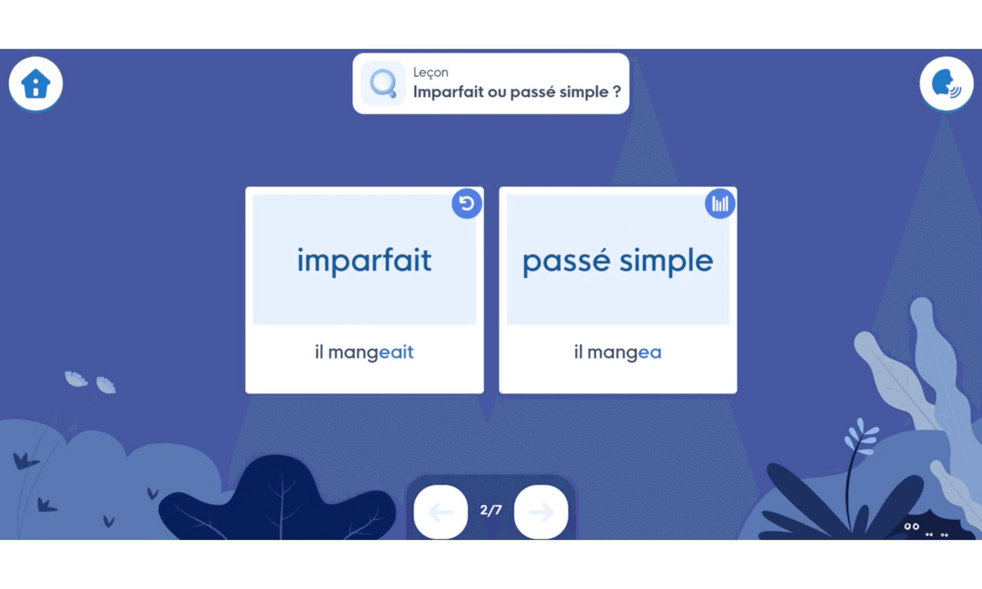 Aperçu Imparfait ou passé simple · Lalilo - Image 2