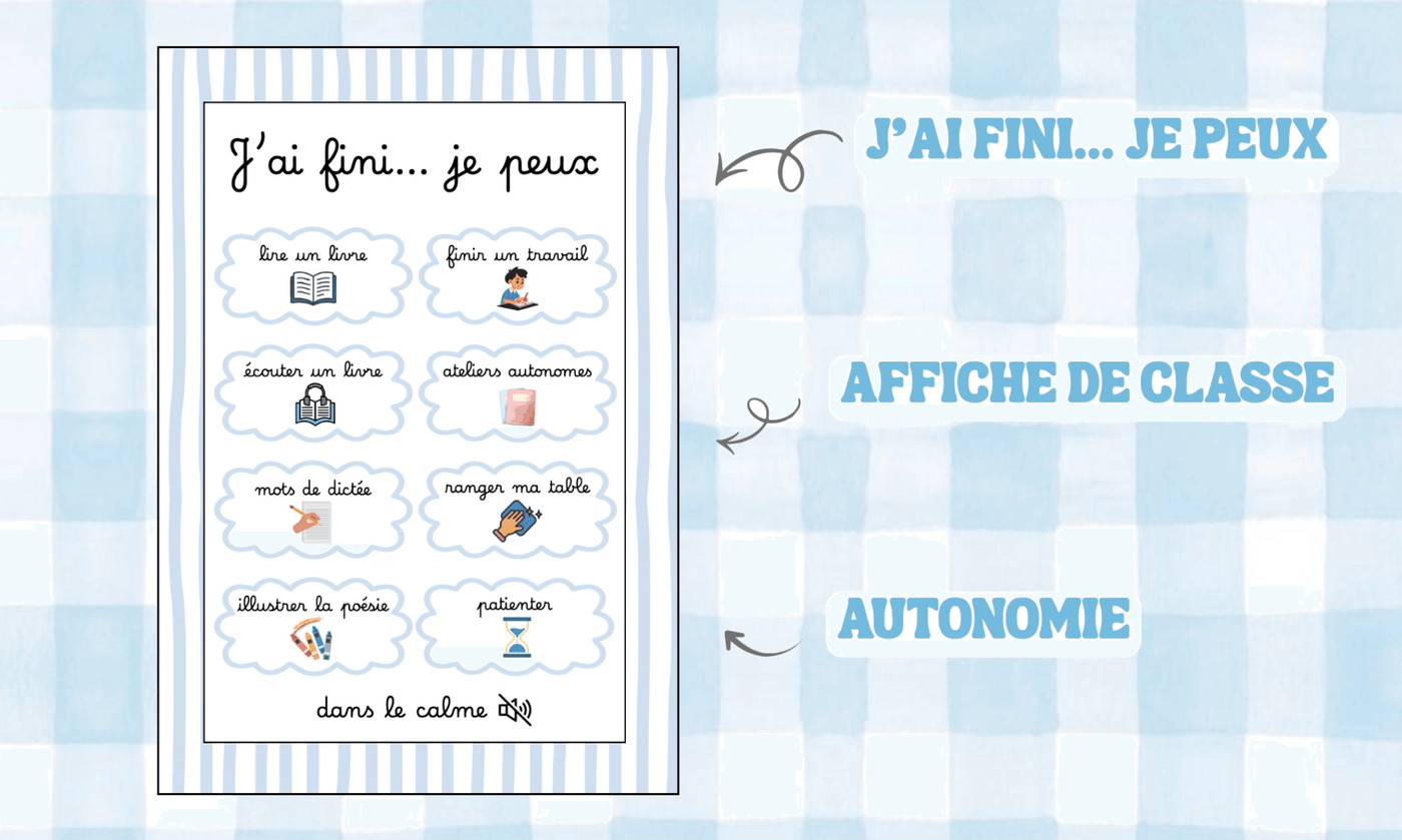 J'ai fini je peux Maitresse Alizé
