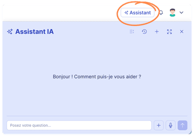 assistant IA conversationnel dans teetsh