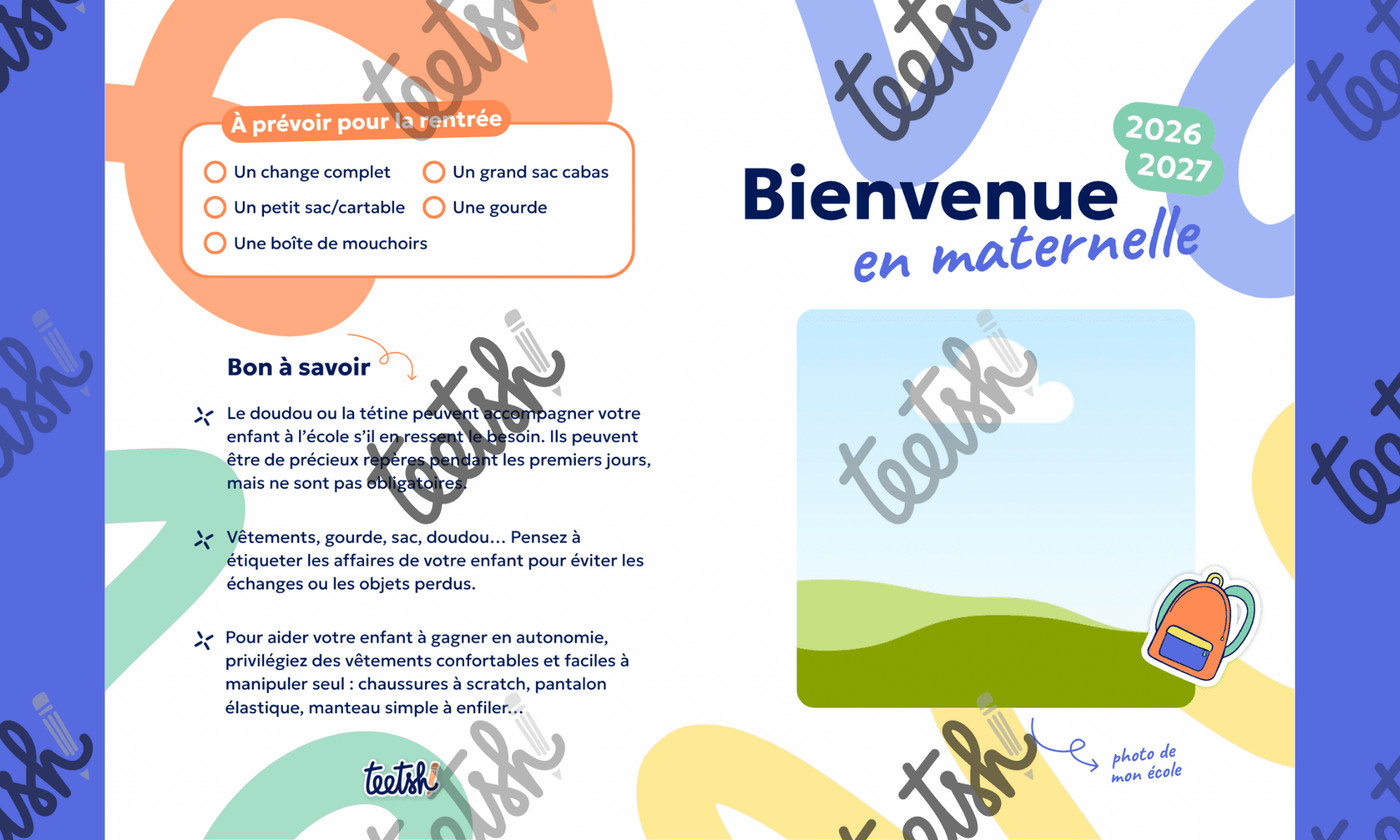 Aperçu livret accueil maternelle Teetsh