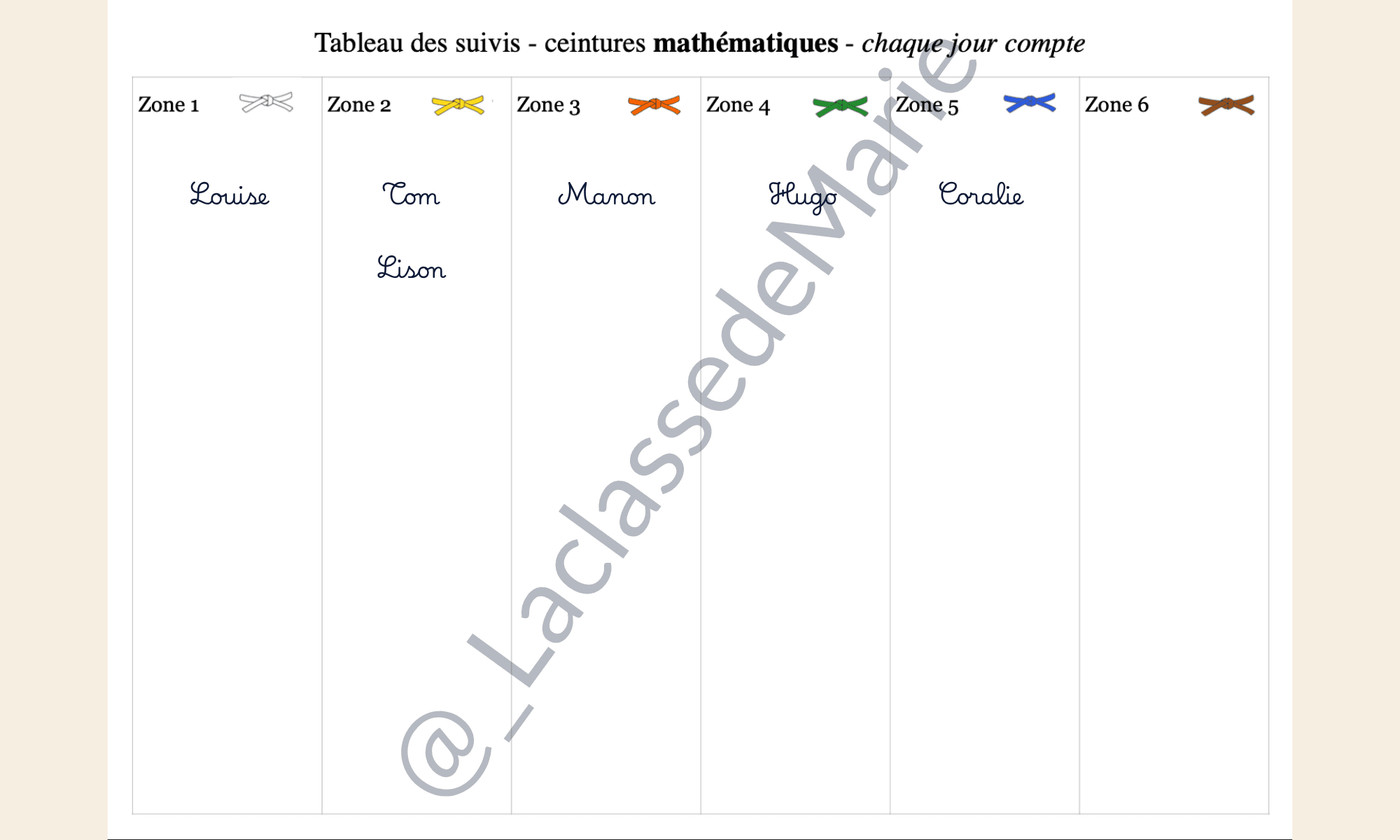 Aperçu livret ateliers maths La Classe de Marie Visuel 4