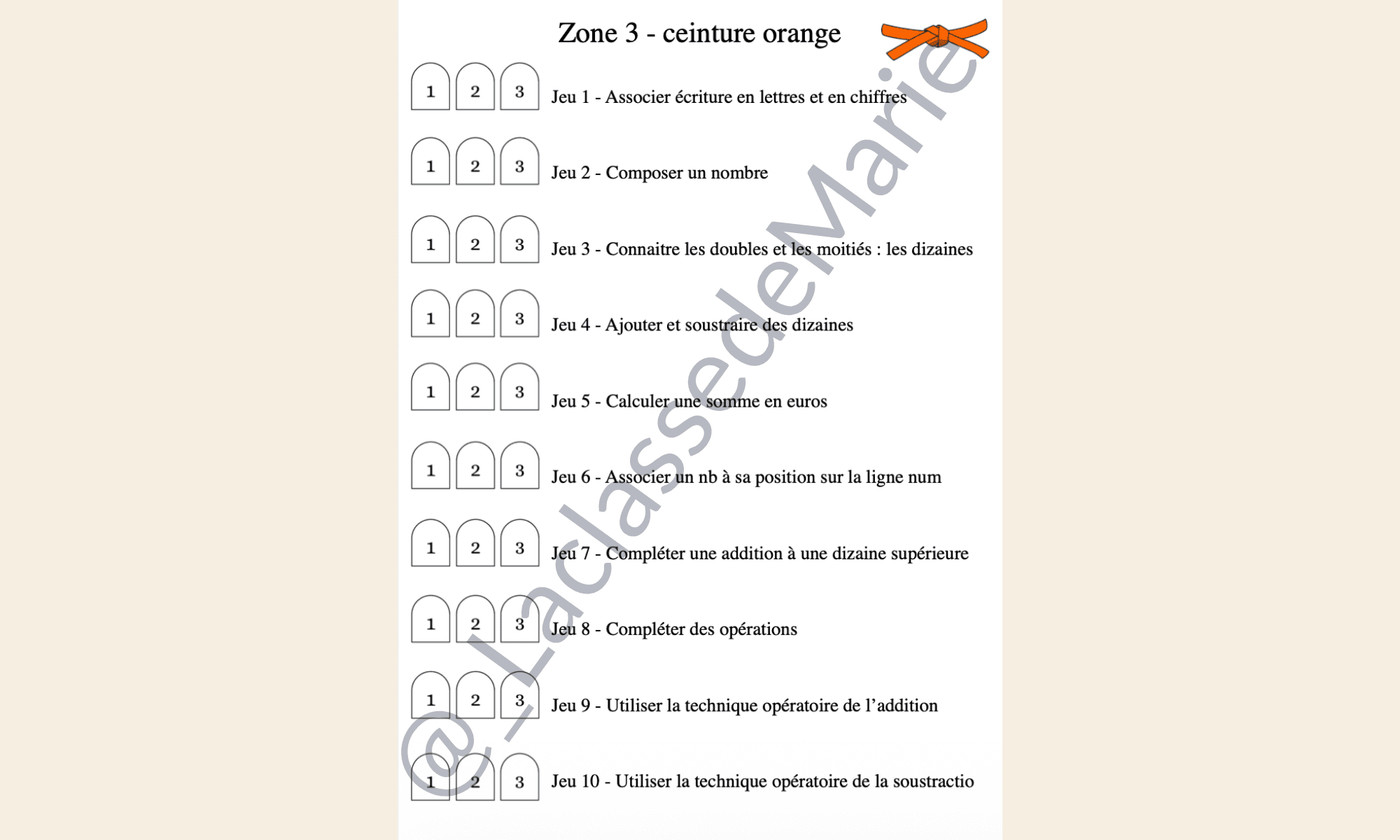 Aperçu livret ateliers maths La Classe de Marie Visuel 3