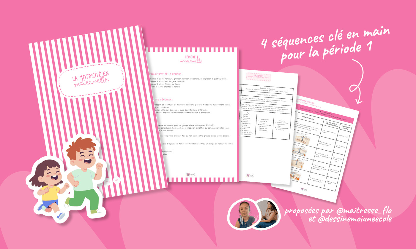 Aperçu Motricité maternelle Période 1 Teetsh