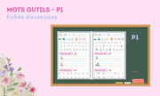 Aperçu Mots outils Fiches exercices P1 Maitresse Romy 1