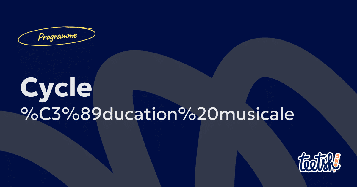 Page De Garde Education Musicale Cycle 3